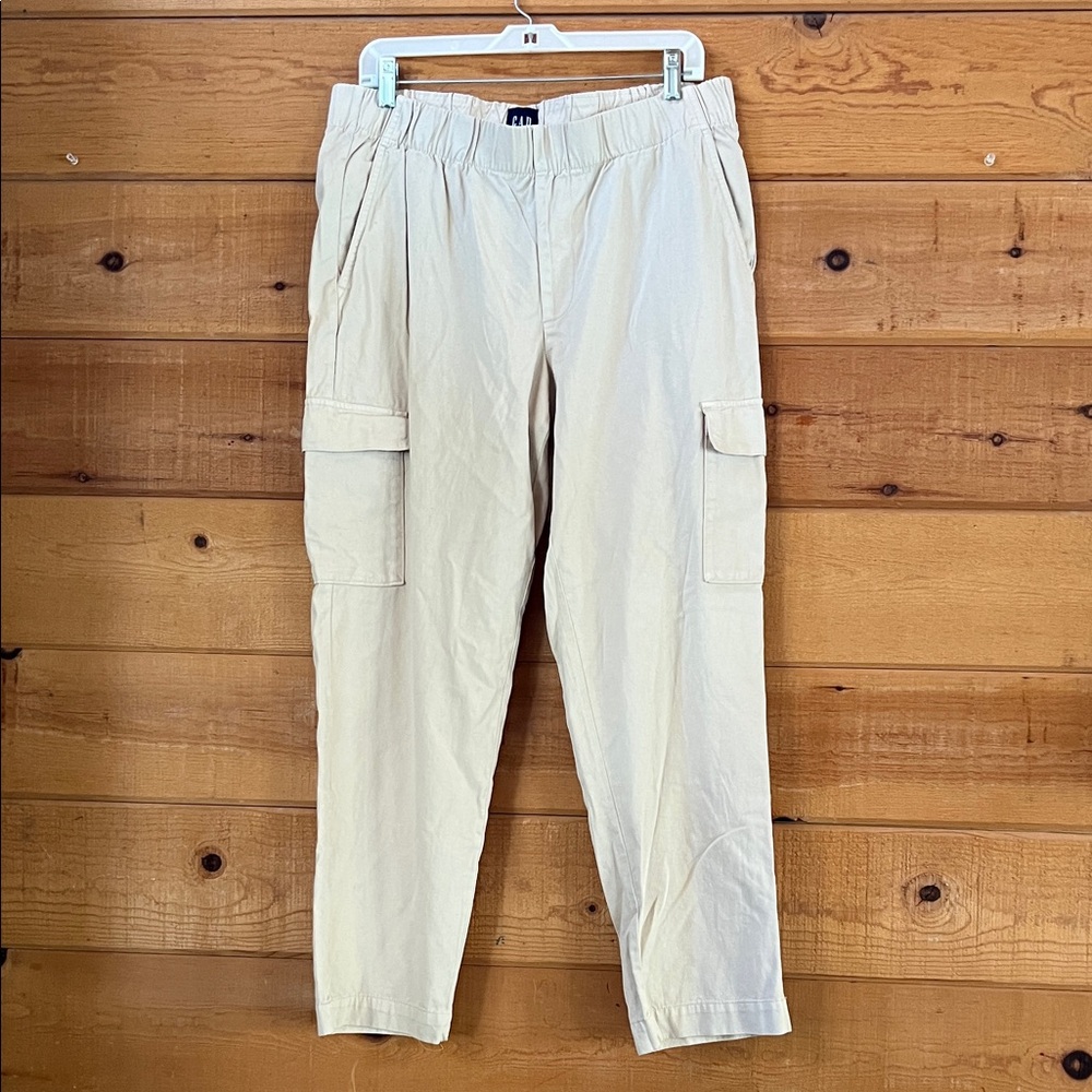 Gap tan pull on pants